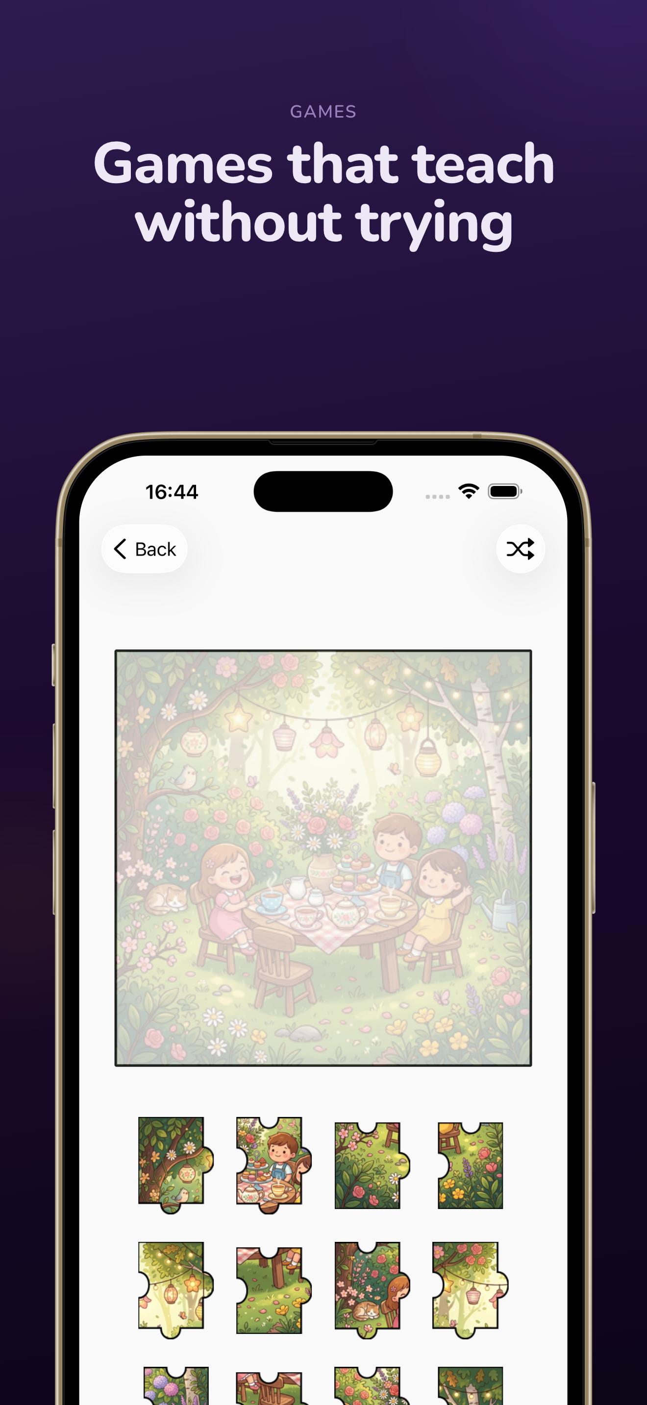 Puzzle games that teach without trying